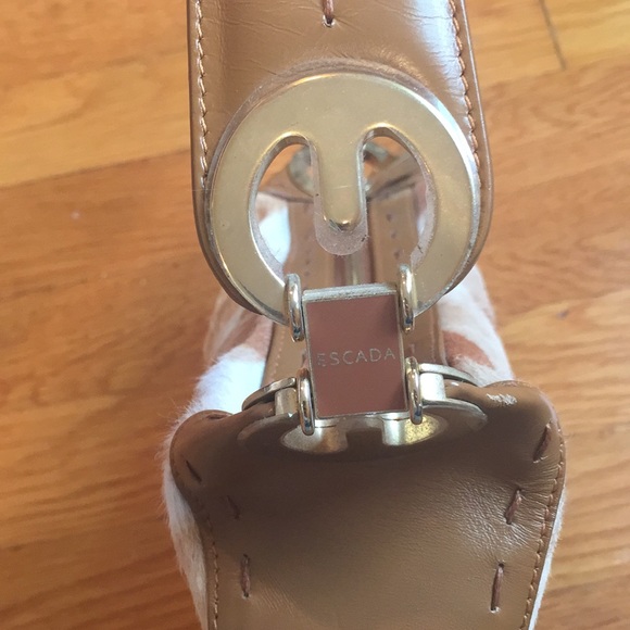 Escada Brown Leather Small Purse - Picture 3 of 5